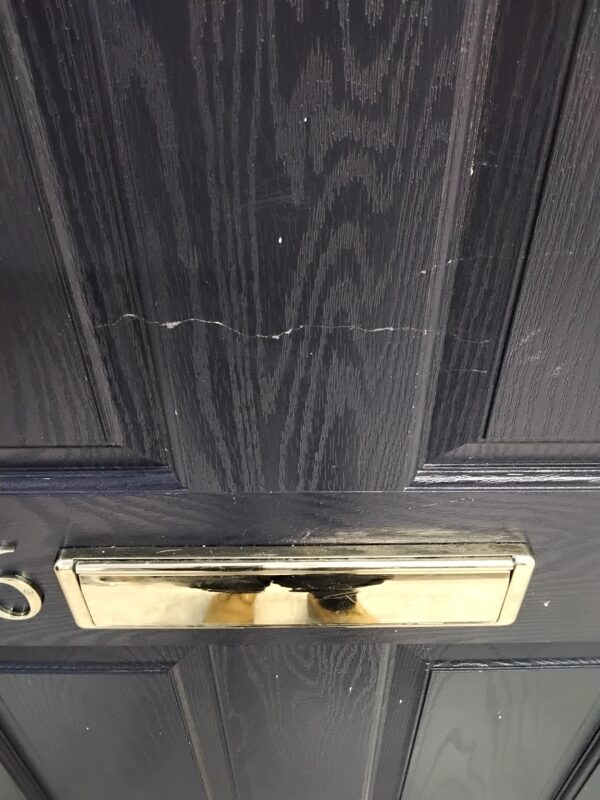 Used Dark Blue Composite Front Door 900mm x 2030mm C10D04 - Image 6