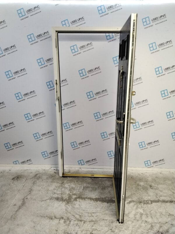 Used Dark Blue Composite Front Door 900mm x 2030mm C10D04 - Image 3