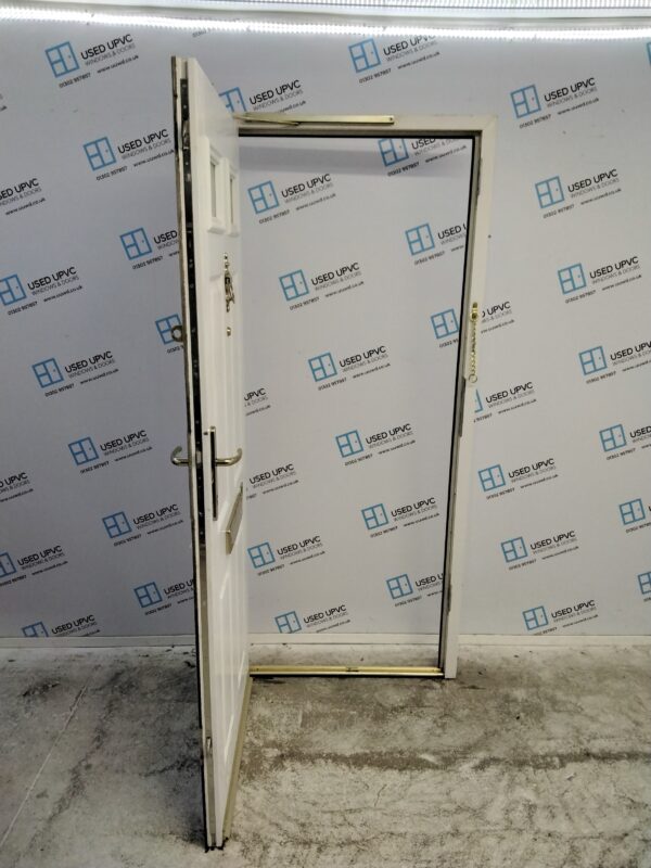 Used White Composite Front Door 905mm x 2025mm C10D05 - Image 3