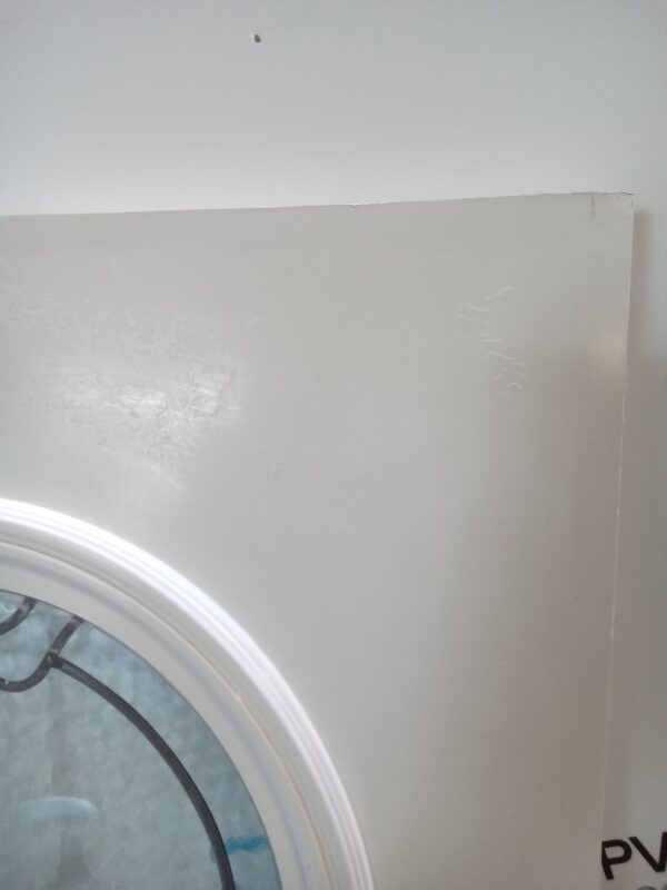 Used White Upvc Back Door Panel 688mm x 1847mm x 28mm UDP0031 - Image 2