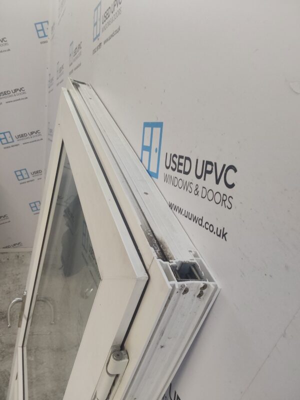 Used White Upvc Back Door (outwards opening) 885mm x 1955mm 0191 - Image 4