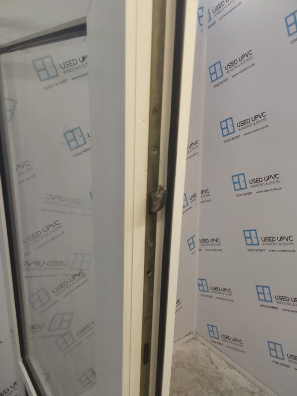 Used White Upvc Back Door (outwards opening) 885mm x 1955mm 0191 - Image 7
