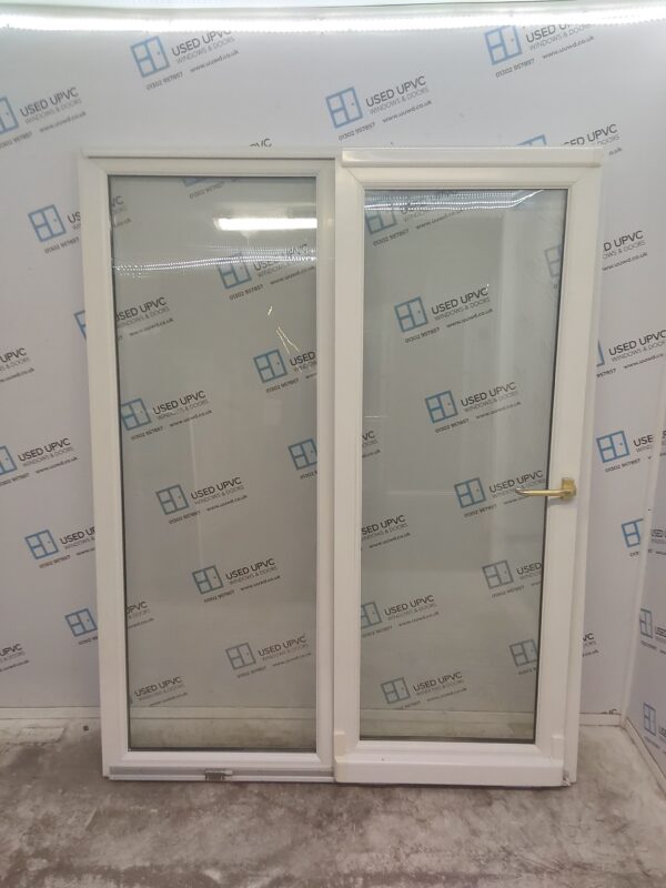 Used White Upvc Sliding Patio Doors 1585mm x 2040mm EA10 - Image 7