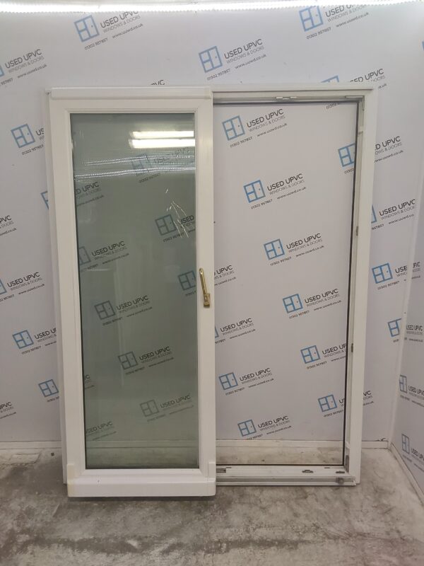 Used White Upvc Sliding Patio Doors 1585mm x 2040mm EA10 - Image 5