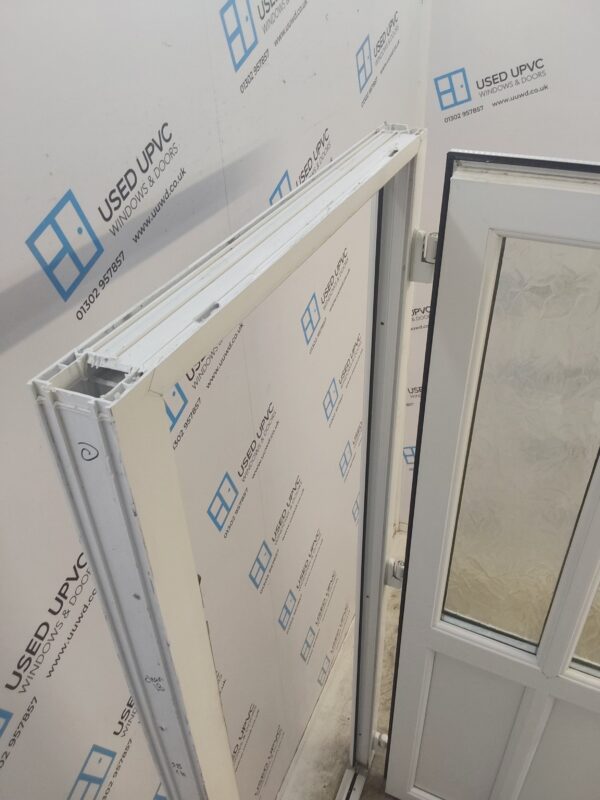 Used White Upvc Back Door (outwards opening) 795mm x 2015mm 0092 - Image 4