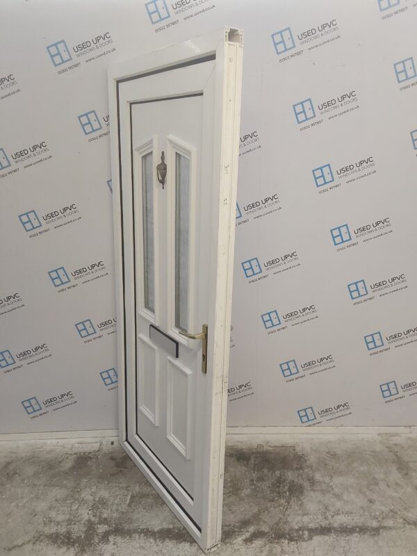 Used White Upvc Front Door 920mm x 2050mm 0598 - Image 4