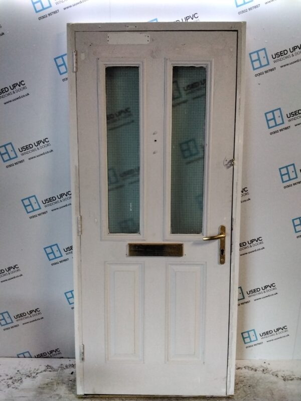 Used White Composite Front Door 915mm x 2075mm C10D19 - Image 3