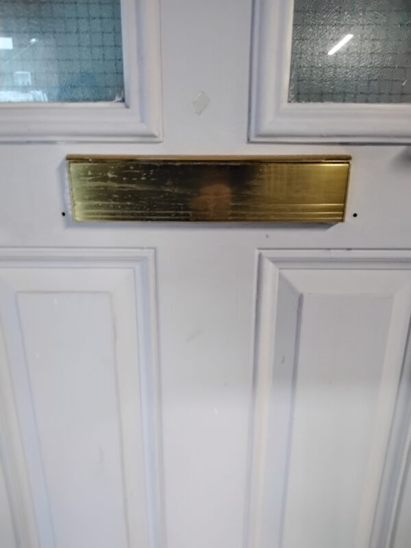 Used White Composite Front Door 915mm x 2075mm C10D19 - Image 9