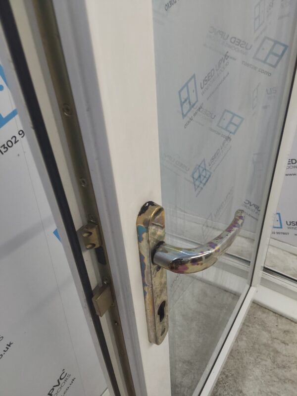 Used White Upvc French Doors 1790mm x 2050mm EA5 - Image 7