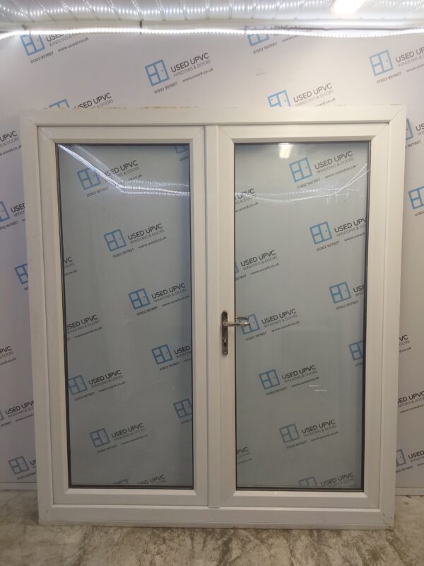 Used White Upvc French Doors 1790mm x 2050mm EA5 - Image 2