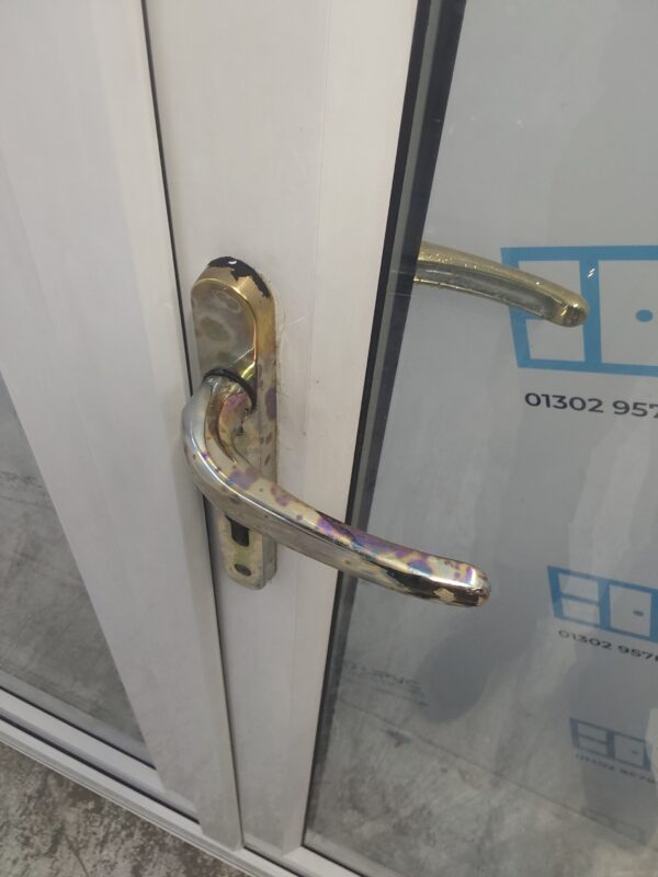 Used White Upvc French Doors 1790mm x 2050mm EA5 - Image 5
