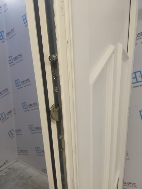 Used White Upvc Front Door 840mm x 2095mm (reduce to 820mm) 0191 - Image 5
