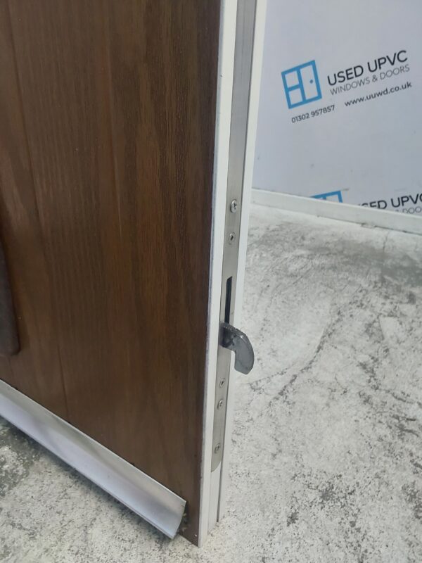 Used Oak Composite Back Door 820mm x 2000mm C10D29 - Image 8