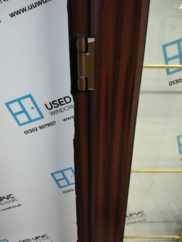 Used Woodgrain Upvc French Doors 1340mm x 2035mm EA7 - Image 11