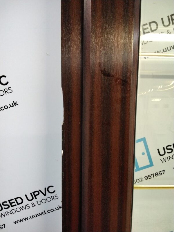 Used Woodgrain Upvc French Doors 1340mm x 2035mm EA7 - Image 12