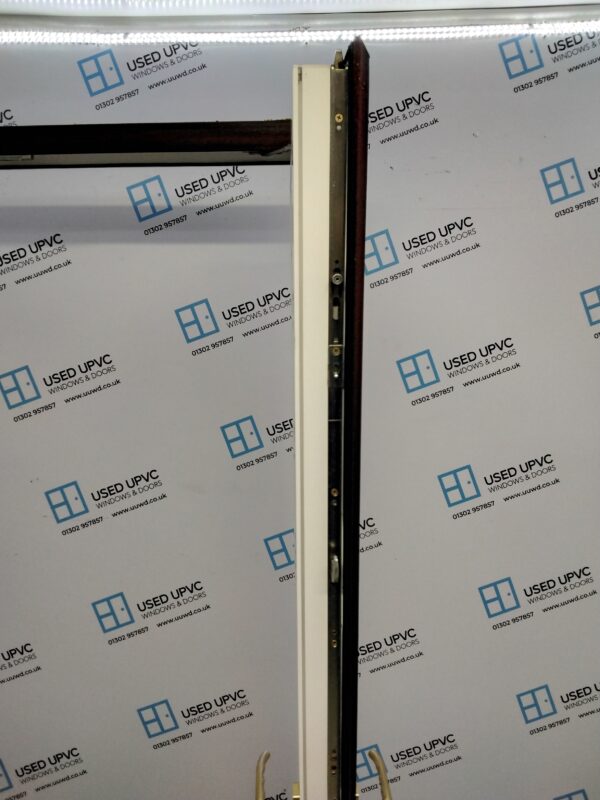 Used Woodgrain Upvc French Doors 1340mm x 2035mm EA7 - Image 4