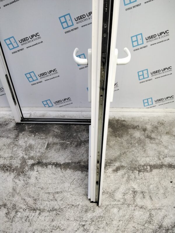 Used White Upvc Front Door 850mm x 2005mm (Reduce To 835mm x 2005mm) C10D30 - Image 5
