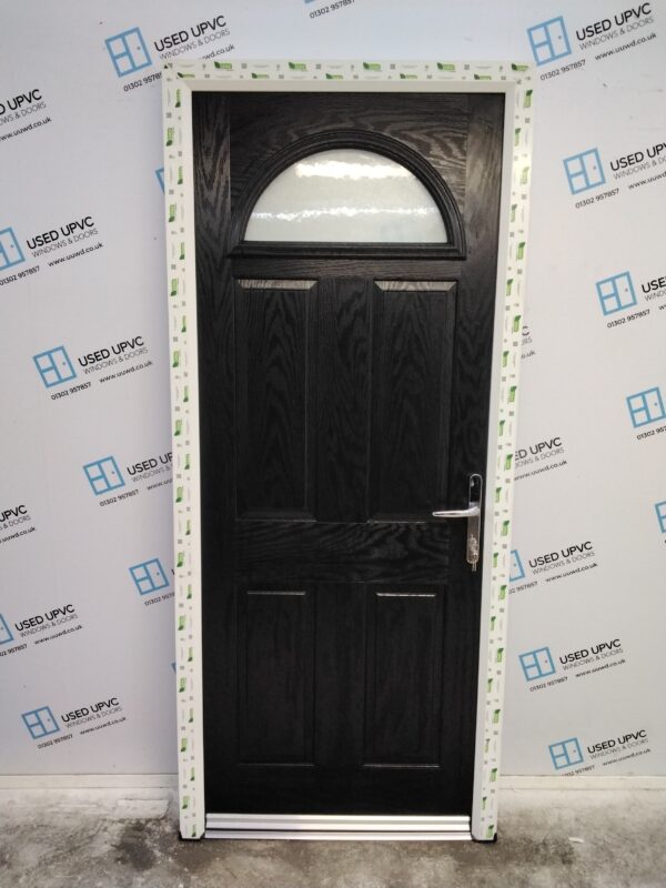 Brand New Black Composite Door 895mm x 2070mm ND104