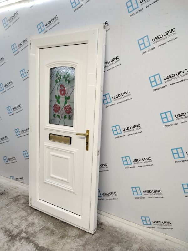 Used White Upvc Front Door 945mm x 2040mm (Reduce To 925mm x 2040mm) C8D10 - Image 6