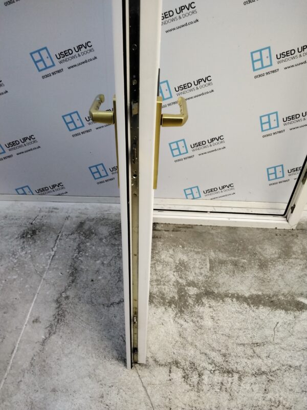 Used White Upvc Front Door 945mm x 2040mm (Reduce To 925mm x 2040mm) C8D10 - Image 5