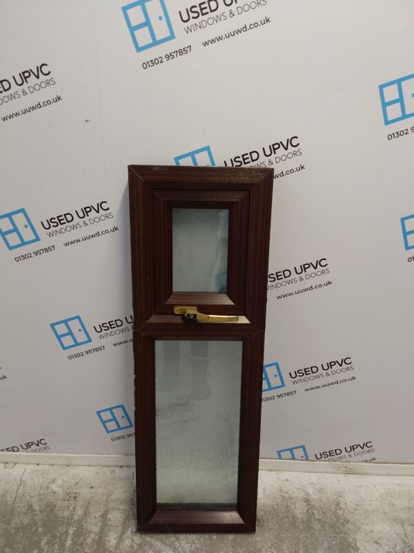 Used Woodgrain Upvc Window 335mm x 1005mm W0212 - Image 3