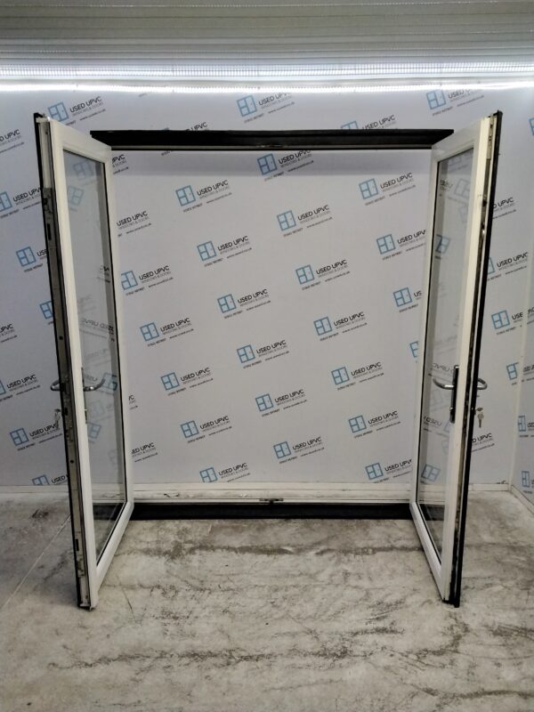 Used Anthracite Grey Upvc French Doors 1790mm x 2090mm (Reduce To 1790mm x 2070mm) EA20 - Image 3