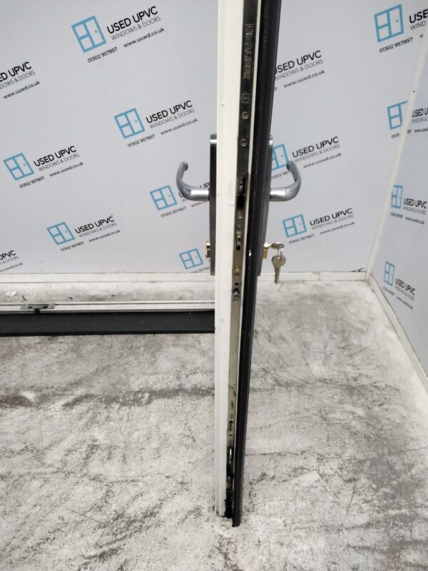 Used Anthracite Grey Upvc French Doors 1790mm x 2090mm (Reduce To 1790mm x 2070mm) EA20 - Image 5