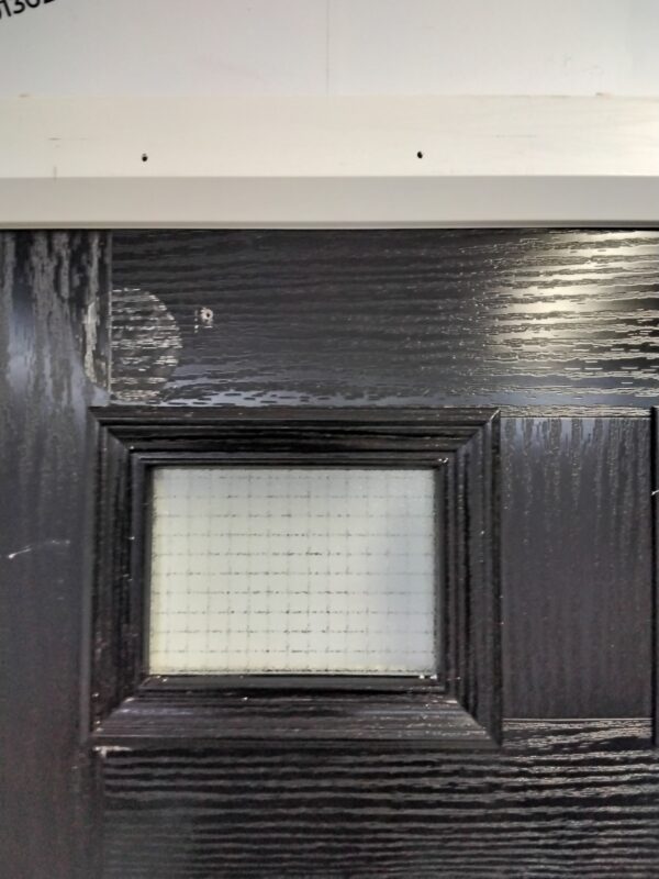 Used Black Composite Front Door 945mm x 2040mm C10D48 - Image 6