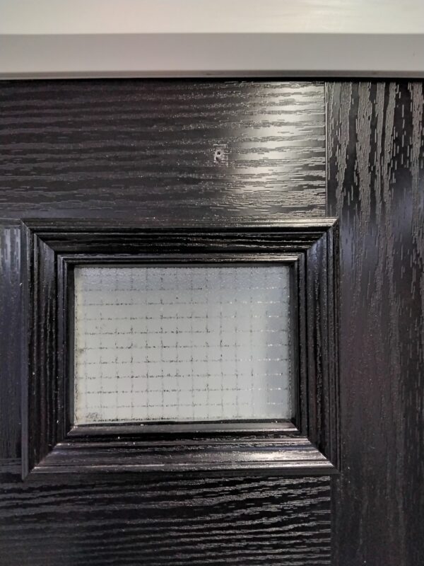 Used Black Composite Front Door 945mm x 2040mm C10D48 - Image 7