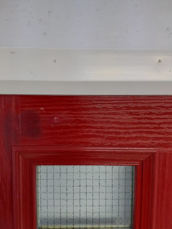 Used Red Composite Front Door 900mm x 1965mm C6022 - Image 4