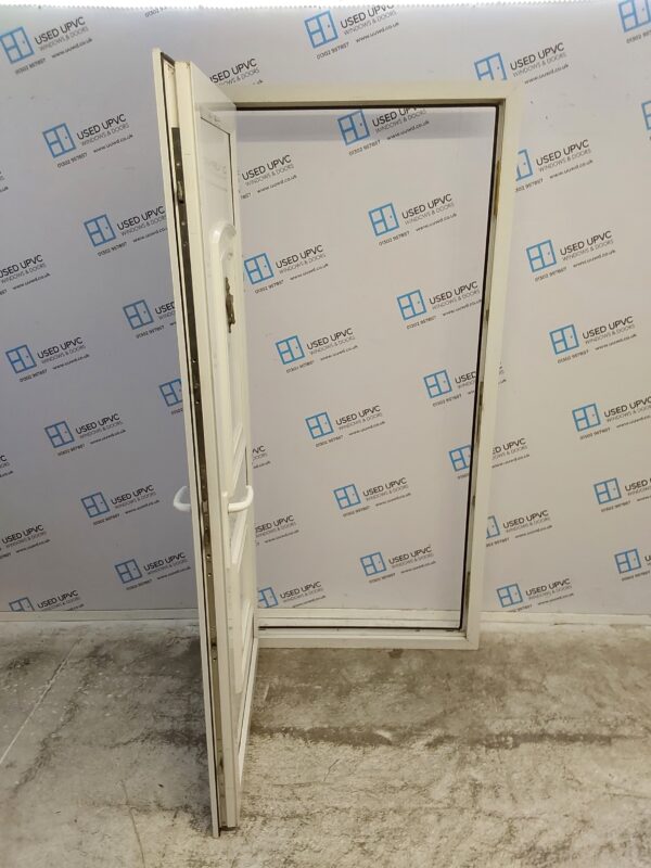 Used White Upvc Back Door 970mm x 2070mm C10D53 - Image 3