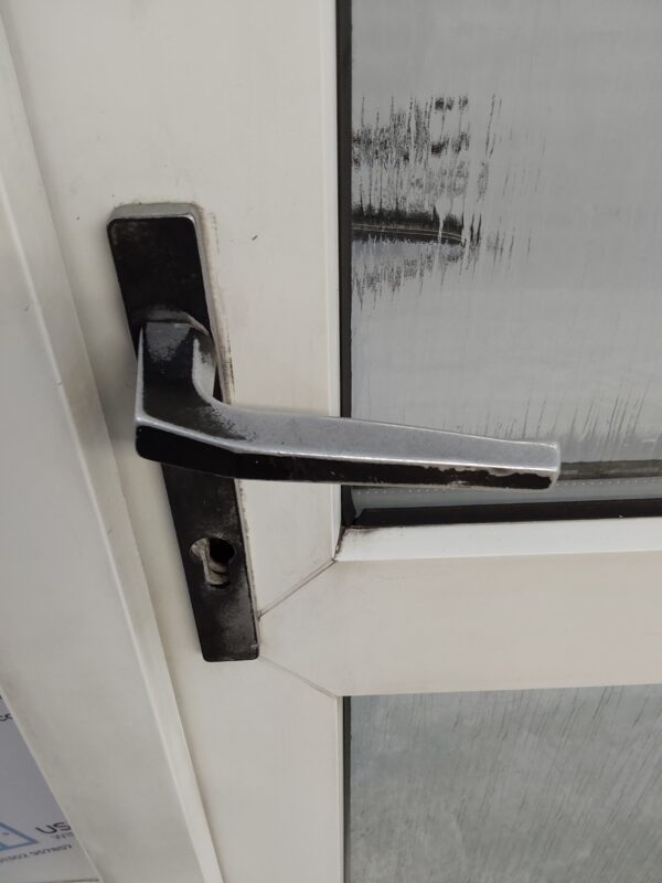 Used White Upvc Back Door 890mm x 2090mm C10D54 - Image 4