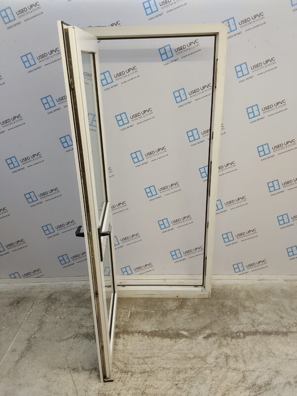 Used White Upvc Back Door 890mm x 2090mm C10D54 - Image 3