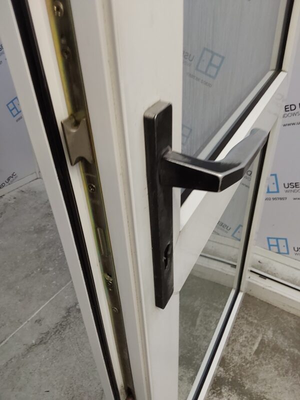 Used White Upvc Back Door 890mm x 2090mm C10D54 - Image 6