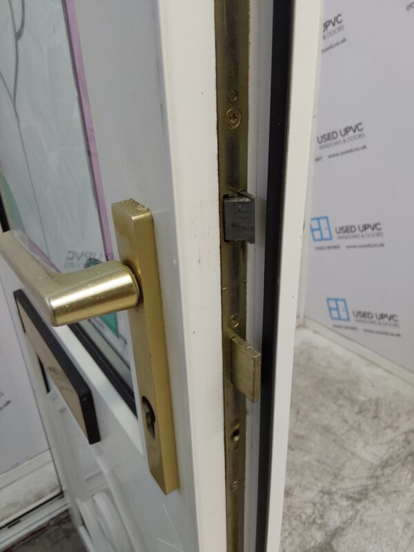 Used White Upvc Front Door 775mm x 2075mm C10D55 - Image 8