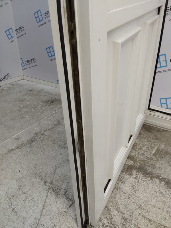 Used White Upvc Back Door 930mm x 2070mm (reduce to 915mm) C10D59 - Image 6