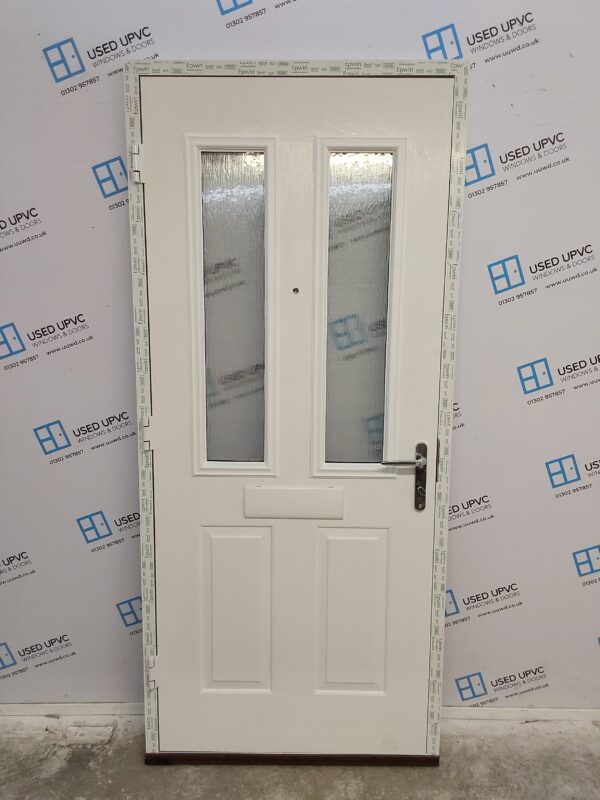 Brand New White Composite Front Door 935mm x 2095mm ND18 - Image 2