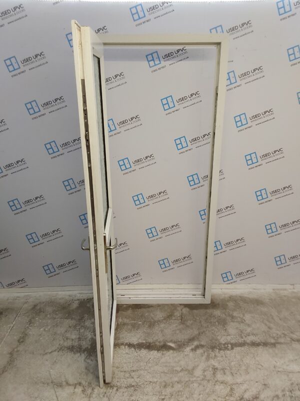 Used White Upvc Back Door 900mm x 2100mm C6012 - Image 3