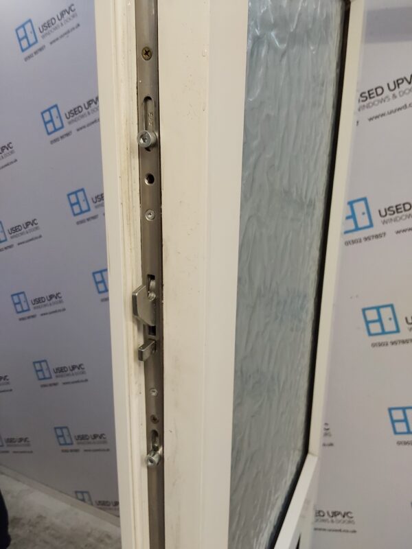 Used White Upvc Back Door 900mm x 2100mm C6012 - Image 6