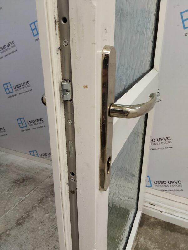 Used White Upvc Back Door 900mm x 2100mm C6012 - Image 7
