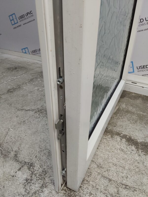 Used White Upvc Back Door 900mm x 2100mm C6012 - Image 8