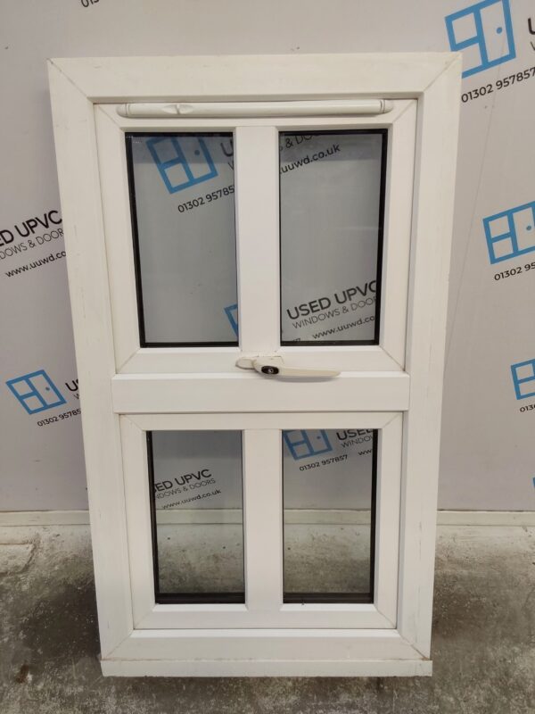 Used White Upvc Window 595mm x 1040mm W0302 - Image 2