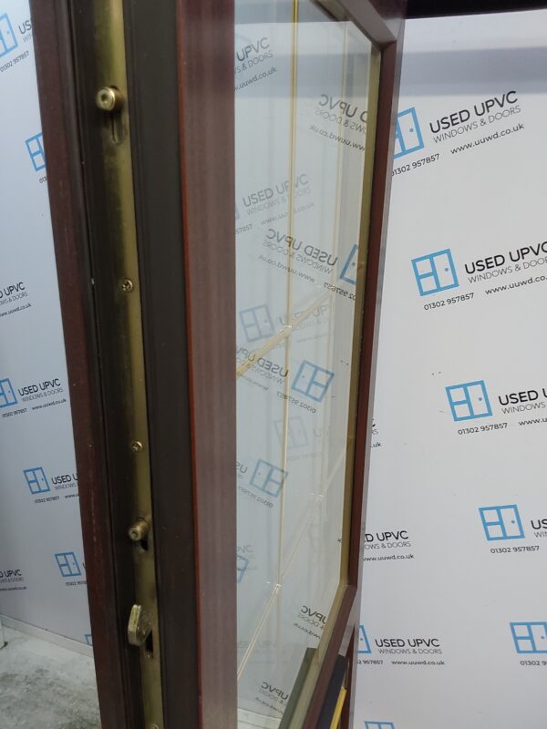 Used Woodgrain Upvc Front Door 915mm x 2035mm C10D58 - Image 7