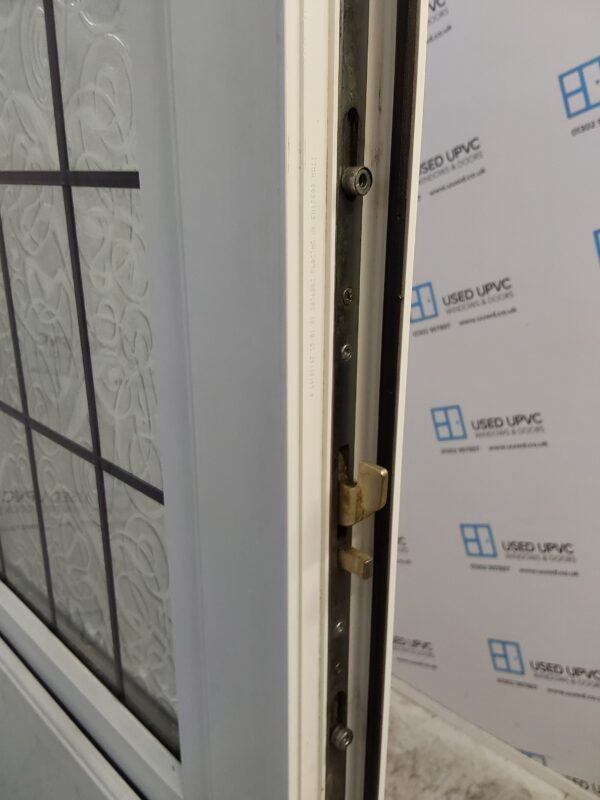 Used White Upvc Stable Back Door 845mm x 1995mm C10D63 - Image 8