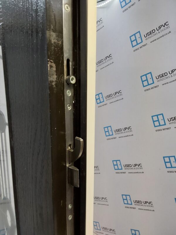 Used Black Composite Front Door 890mm x 2060mm 0318 - Image 4