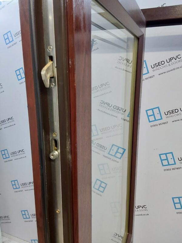 Used Rosewood Upvc Back Door 900mm x 2070mm C3D004 - Image 4