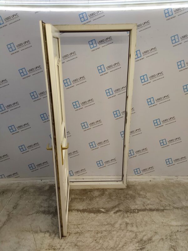Used White Upvc Back Door 910mm x 2130mm C3D008 - Image 3
