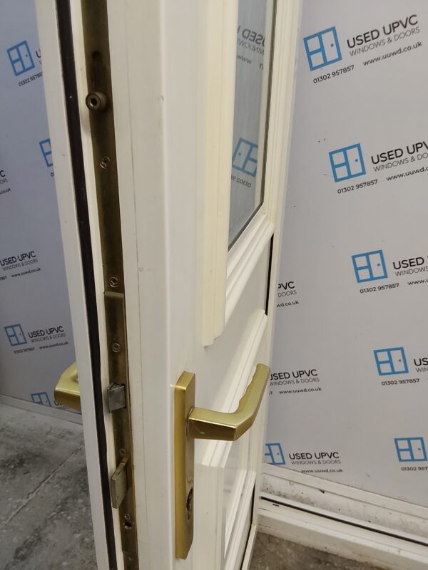 Used White Upvc Back Door 910mm x 2130mm C3D008 - Image 6