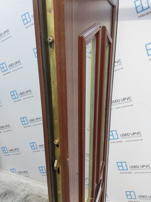 Used Woodgrain Upvc Front Door 890mm x 2025mm C3D007 - Image 8