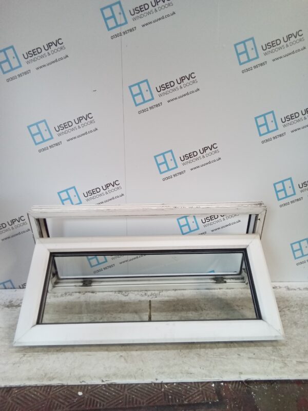 Used White Upvc Window 1020mm x 465mm W0151 - Image 2